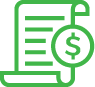 Document with Money Symbol Financial Information Icon